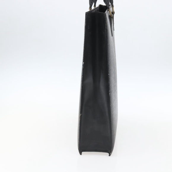 LOUIS VUITTON Epi Sac Plat Handtasche Schwarz M59082 LV Auth BA10662