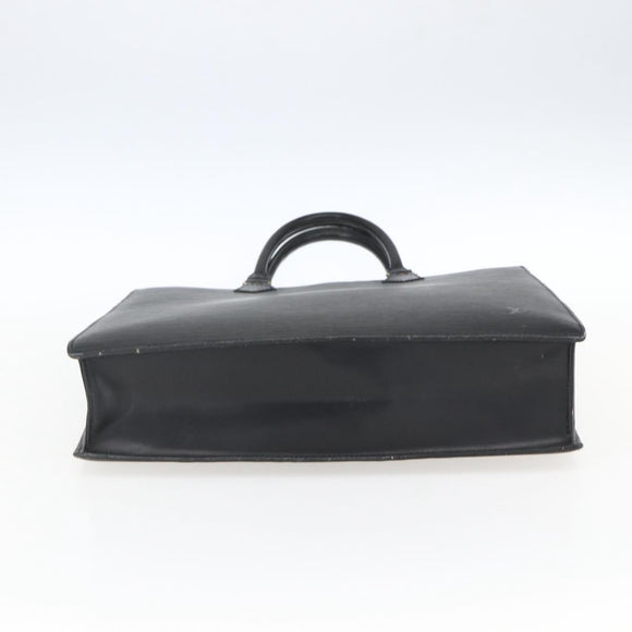 LOUIS VUITTON Epi Sac Plat Handtasche Schwarz M59082 LV Auth BA10662