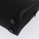 PRADA Hand Bag Nylon Black Silver Auth BA10663-11