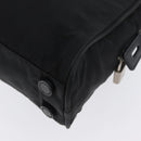 PRADA Hand Bag Nylon Black Silver Auth BA10663-13