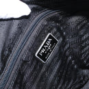 PRADA Hand Bag Nylon Black Silver Auth BA10663-17