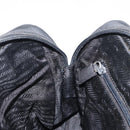 PRADA Hand Bag Nylon Black Silver Auth BA10663-20