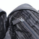 PRADA Hand Bag Nylon Black Silver Auth BA10663-21