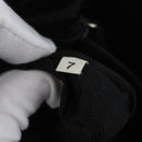 PRADA Hand Bag Nylon Black Silver Auth BA10663-23