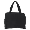 PRADA Hand Bag Nylon Black Silver Auth BA10663-3
