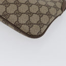 GUCCI GG Supreme Web Sherry Line Bag PVC Beige Gold 904 02 047 Auth BA10668-11