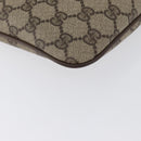 GUCCI GG Supreme Web Sherry Line Bag PVC Beige Gold 904 02 047 Auth BA10668-12