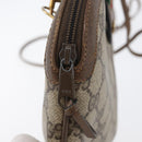 GUCCI GG Supreme Web Sherry Line Bag PVC Beige Gold 904 02 047 Auth BA10668-14