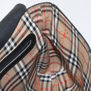 Burberrys Shoulder Bag Leather Black Gold Auth BA10670-16