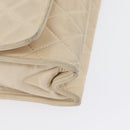 CHANEL Matelasse Ketten-Umhängetasche Lammleder Beige Gold CC Auth BA10672-8