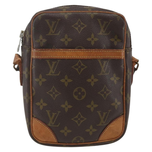 LOUIS VUITTON Monogram Danube Schoudertas M45266 LV Auth BA10679