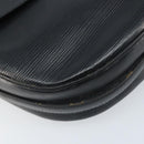 LOUIS VUITTON Epi Jeune Fille MM Shoulder Bag Black M52152 LV Auth BA10681-15