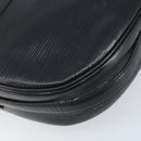 LOUIS VUITTON Epi Jeune Fille MM Shoulder Bag Black M52152 LV Auth BA10681-17