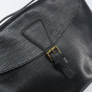 LOUIS VUITTON Epi Jeune Fille MM Shoulder Bag Black M52152 LV Auth BA10681-18