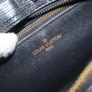 LOUIS VUITTON Epi Jeune Fille MM Shoulder Bag Black M52152 LV Auth BA10681-19