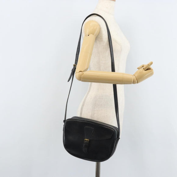 LOUIS VUITTON Epi Jeune Fille MM Shoulder Bag Black M52152 LV Auth BA10681