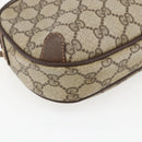 GUCCI GG Supreme Web Sherry Line Bag PVC Beige Gold 89 02 066 Auth BA10683-11