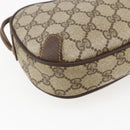 GUCCI GG Supreme Web Sherry Line Bag PVC Beige Gold 89 02 066 Auth BA10683-13