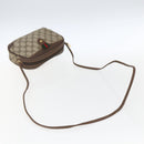 GUCCI GG Supreme Web Sherry Line Bag PVC Beige Gold 89 02 066 Auth BA10683-7
