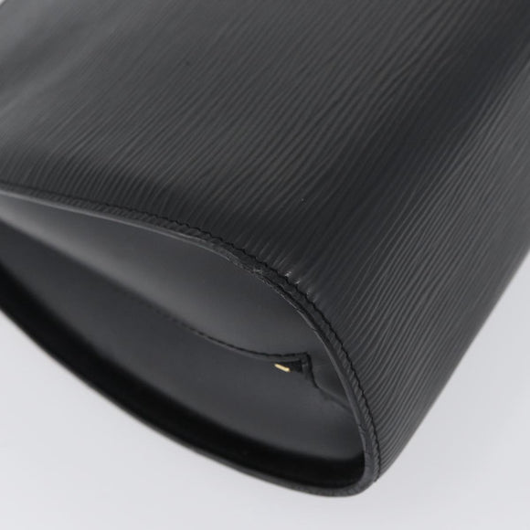 LOUIS VUITTON Epi Dauphine GM Cosmetic Pouch Black M48432 LV Auth BA10685