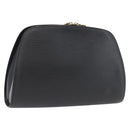 LOUIS VUITTON Epi Dauphine GM Cosmetic Pouch Black M48432 LV Auth BA10685-1