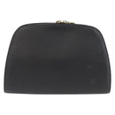 LOUIS VUITTON Epi Dauphine GM Cosmetic Pouch Black M48432 LV Auth BA10685-13