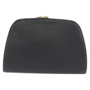 LOUIS VUITTON Epi Dauphine GM Cosmetic Pouch Black M48432 LV Auth BA10685-2