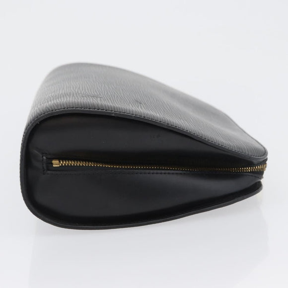 LOUIS VUITTON Epi Dauphine GM Cosmetic Pouch Black M48432 LV Auth BA10685