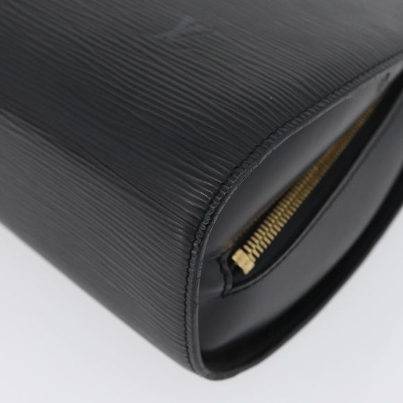 LOUIS VUITTON Epi Dauphine GM Cosmetic Pouch Black M48432 LV Auth BA10685