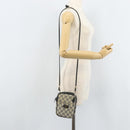 GUCCI GG Supreme Shoulder Bag PVC Navy Gold 001 23 151 Auth BA10686-23