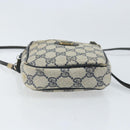 GUCCI GG Supreme Shoulder Bag PVC Navy Gold 001 23 151 Auth BA10686-9