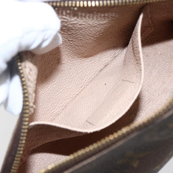 LOUIS VUITTON Monogram Pochette Cosmetic PM Pouch M43998 LV Auth BA10689