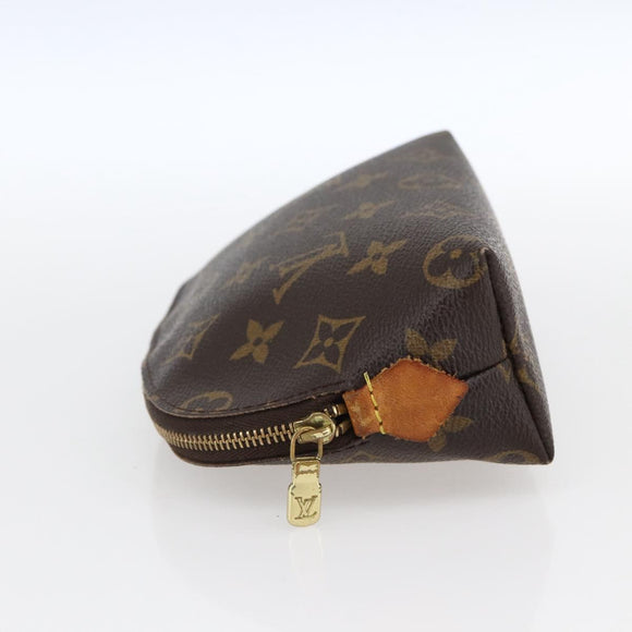 LOUIS VUITTON Monogram Pochette Cosmetic PM Pouch M43998 LV Auth BA10689