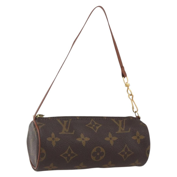 LOUIS VUITTON Monogram Papillon Pouch LV Auth BA10692