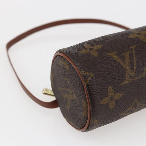 LOUIS VUITTON Monogram Papillon Pouch LV Auth BA10692