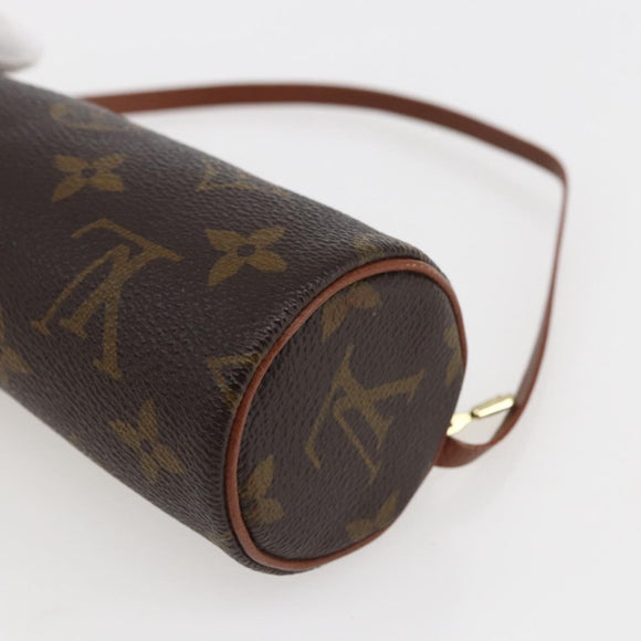 LOUIS VUITTON Monogram Papillon Pouch LV Auth BA10692