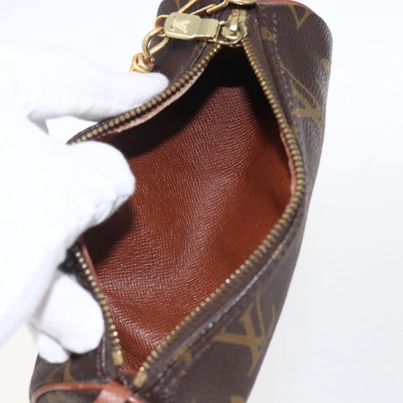LOUIS VUITTON Monogram Papillon Pouch LV Auth BA10692