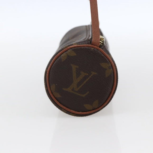 LOUIS VUITTON Monogram Papillon Pouch LV Auth BA10692