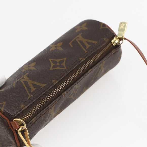 LOUIS VUITTON Monogram Papillon Pouch LV Auth BA10692