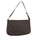 LOUIS VUITTON Monogram Pochette Accessoires Pouch M51980 LV Auth BA10696-1