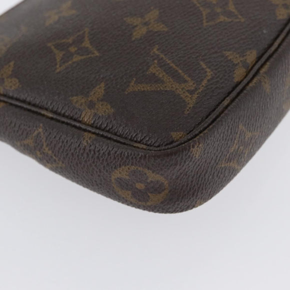 LOUIS VUITTON Monogram Pochette Accessoires Pouch M51980 LV Auth BA10696