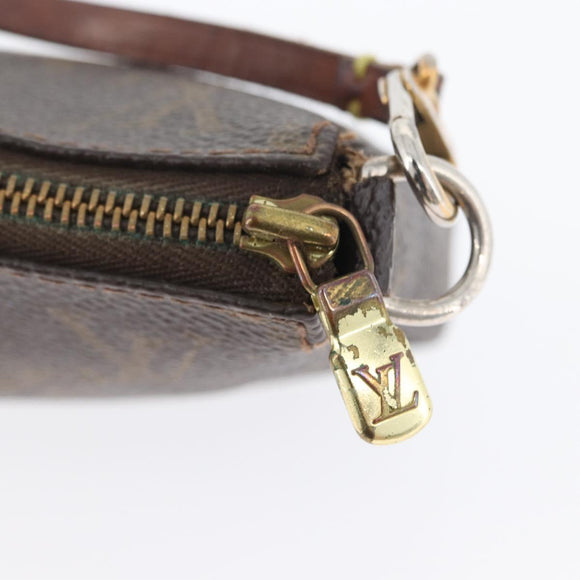 LOUIS VUITTON Monogram Pochette Accessoires Pouch M51980 LV Auth BA10696