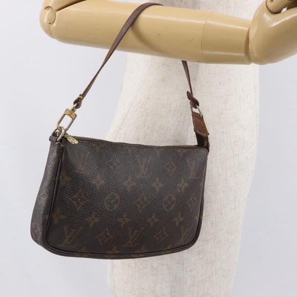 LOUIS VUITTON Monogram Pochette Accessoires Pouch M51980 LV Auth BA10696
