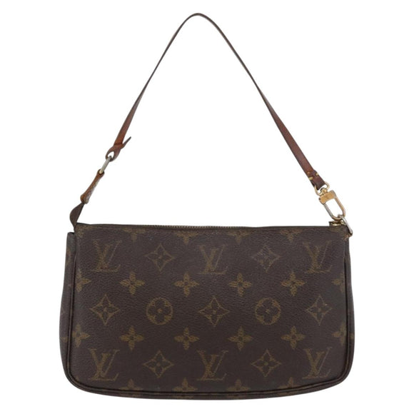 LOUIS VUITTON Monogram Pochette Accessoires Pouch M51980 LV Auth BA10696