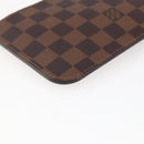 LOUIS VUITTON Damier Ebene Neverfull PM Pouch LV Auth BA10697-16