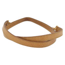 LOUIS VUITTON Shoulder Strap Leather 44.5"" Beige LV Auth BA10699-3