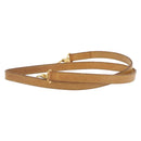 LOUIS VUITTON Shoulder Strap Leather 44.5"" Beige LV Auth BA10699-4