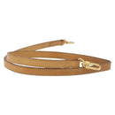 LOUIS VUITTON Shoulder Strap Leather 44.5"" Beige LV Auth BA10699-5