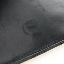 CHANEL Pouch Lamb Skin Black Gold CC Auth BA10701-10