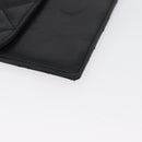 CHANEL Pouch Lamb Skin Black Gold CC Auth BA10701-7